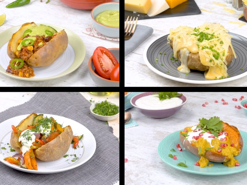 4 deliciosas ideas: papas al horno rellenas