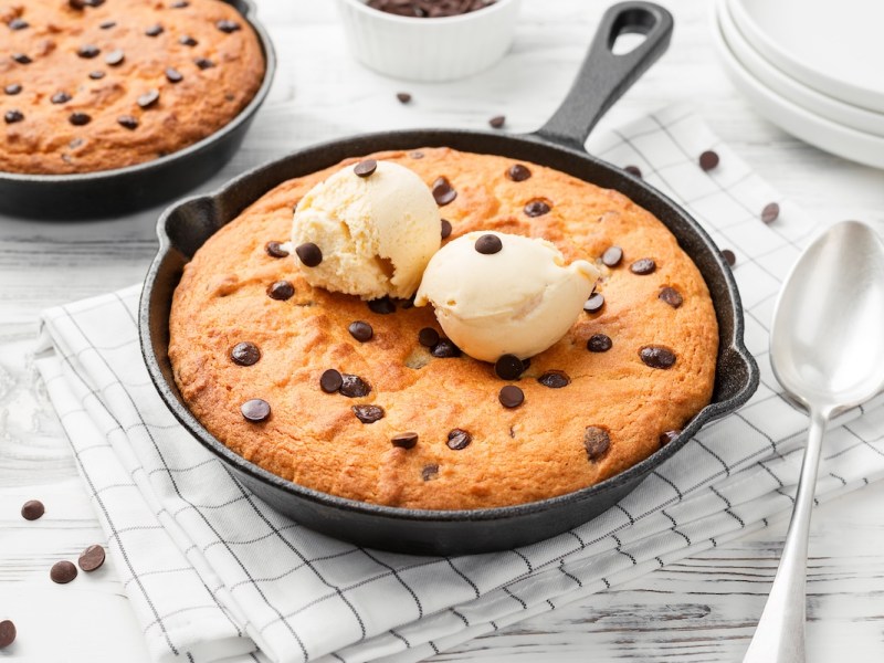 Skillet cookie: galleta gigante de sartén