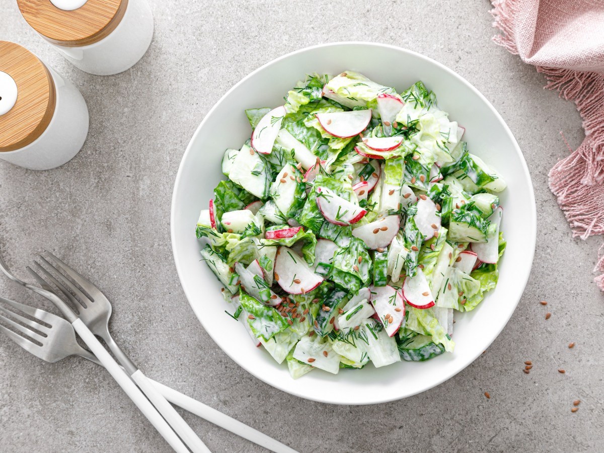 Ensalada de rábanos y pepinos: una receta rápida para cocineros apurados