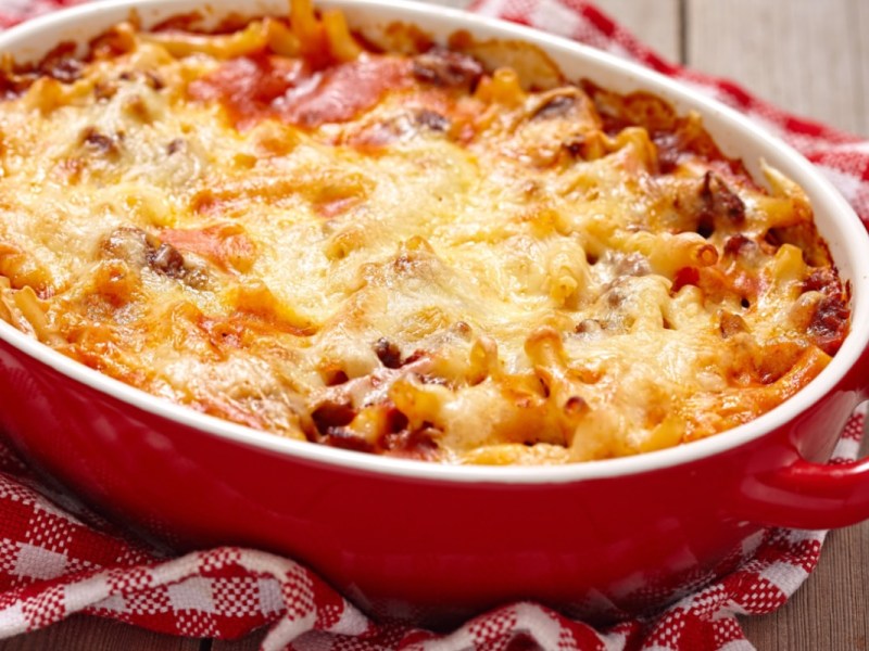 Macarrones al horno «a la mamma»: macarrones al horno al estilo italiano