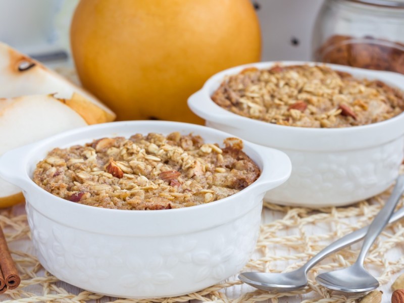 Gachas de avena al horno: perfecto para una mañana relajada