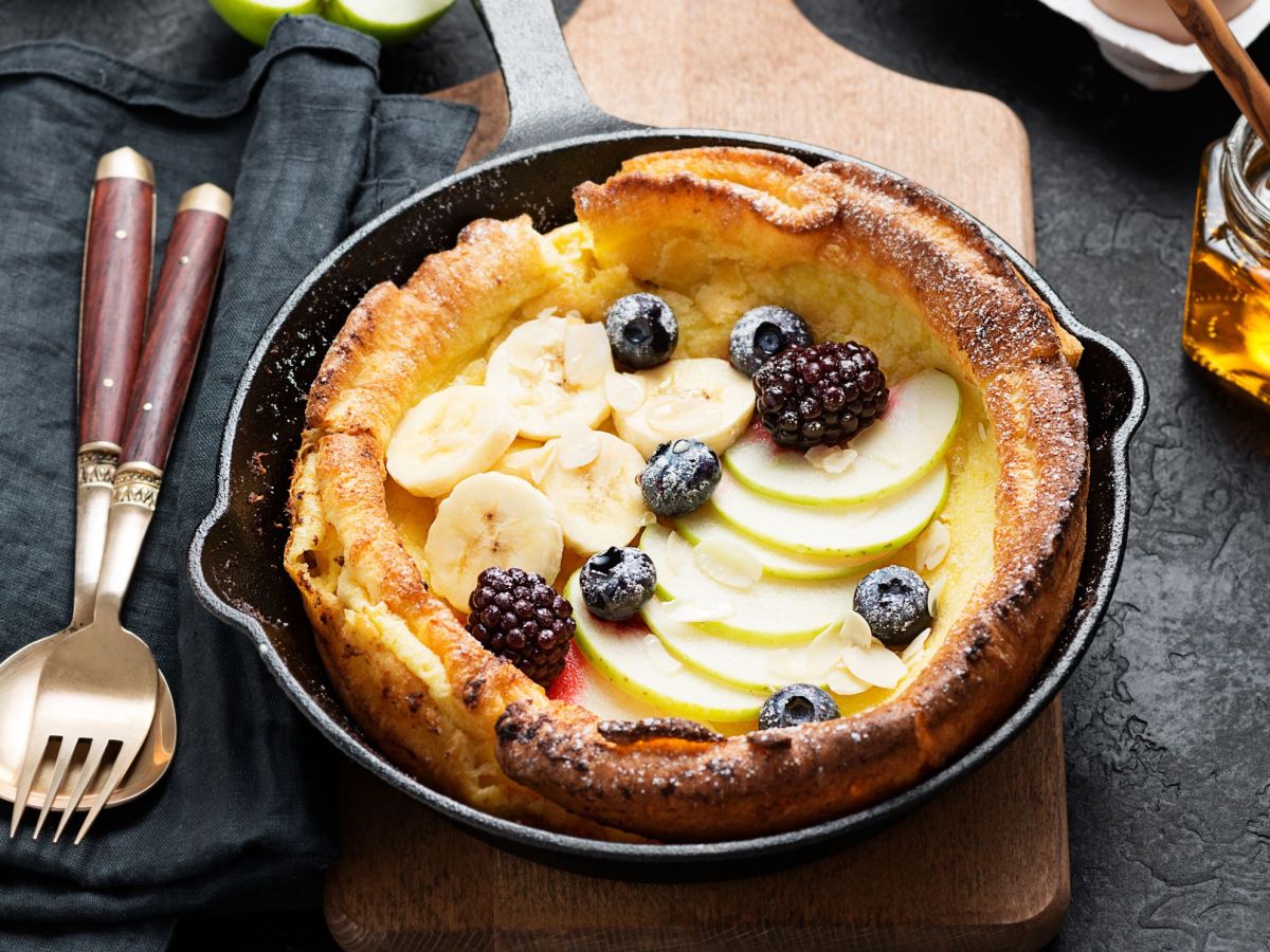 Omelette de manzana y skyr: un desayuno dulce y saciante